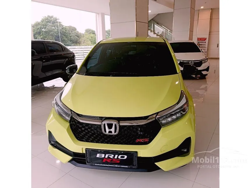 Jual Mobil Honda Brio 2023 E Satya 1.2 di Jawa Barat Automatic Hatchback Kuning Rp 134.000.000