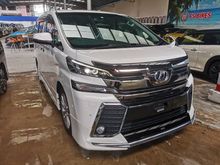 2015 Toyota Vellfire 2.5 Z A Edition MPV SUNROOF JBL