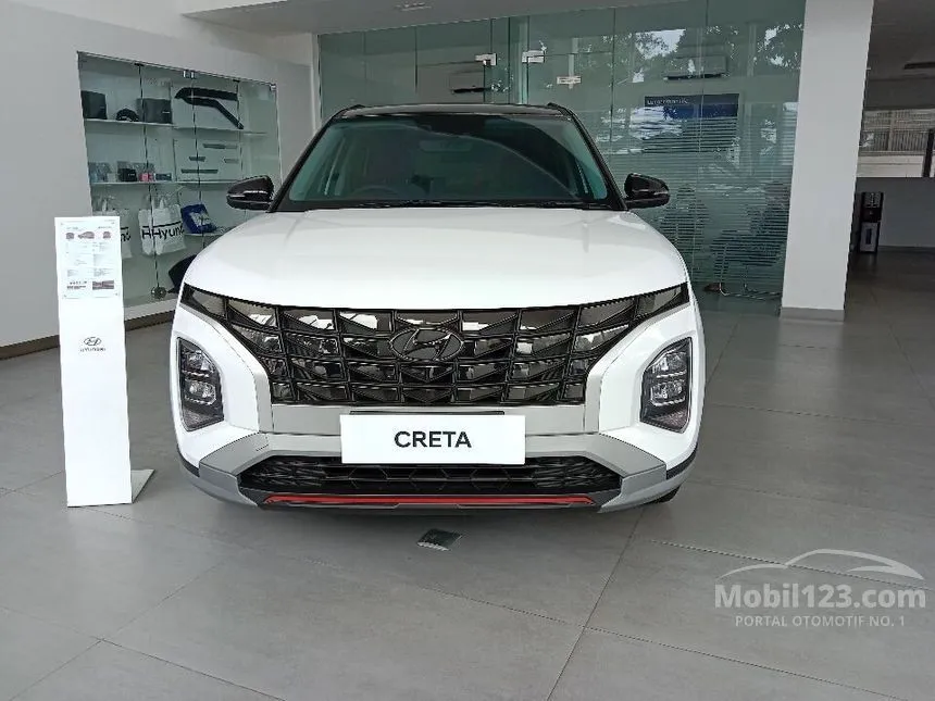 Jual Mobil Hyundai Creta 2024 Prime 1.5 di Jawa Barat Automatic Wagon Putih Rp 366.800.000