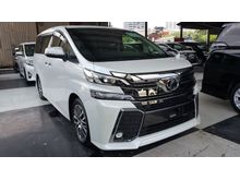 2016 Toyota Vellfire 2.5 ZG FULL LEATHER ALPINE MONITOR JAPAN UNREG