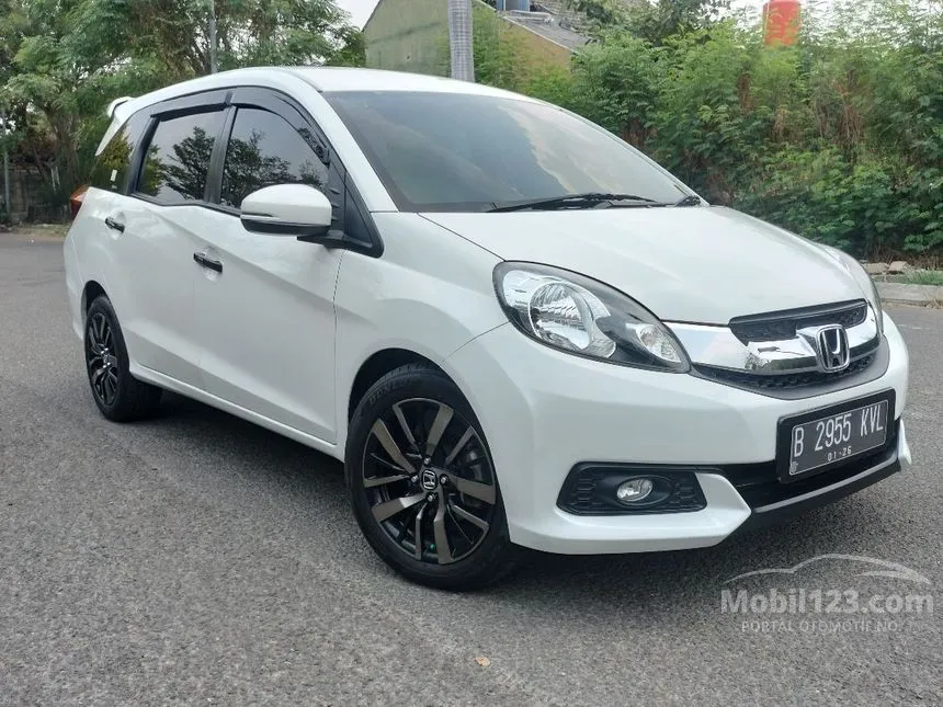 Jual Mobil Honda Mobilio 2016 E 1.5 di Jawa Barat Automatic MPV Putih Rp 145.000.000
