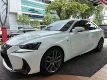 2017 Lexus IS 300 2.0 F Sport Sedan / TIP TOP CONDITION - FREE WARRANTY , FREE TINTED, FREE RFID AND NFC CARD, FREE POLISH, FREE PETROL
