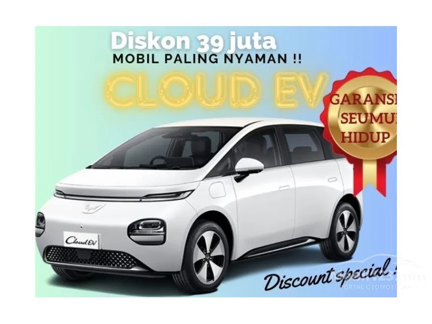Jual Mobil Wuling Cloud EV 2024 EV di Banten Automatic Hatchback Hitam Rp 398.800.000