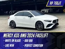 2023 Mercedes-Benz AMG A35 2.0 4MATIC Sedan Facelift White on Black Putih Mercy A 35