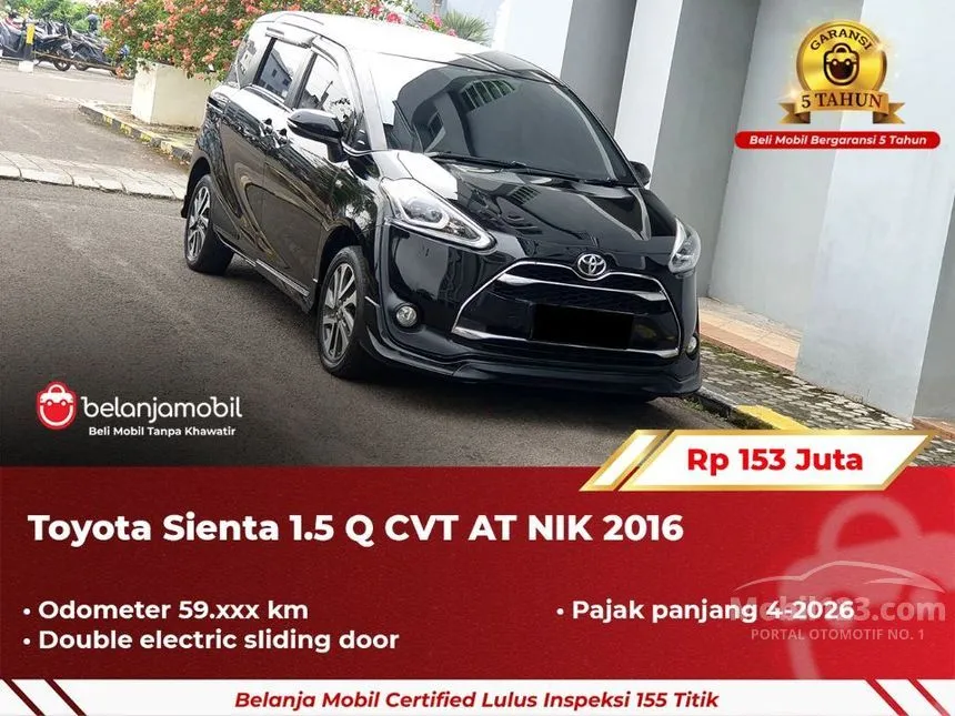 2016 Toyota Sienta Q MPV