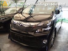 2012 Toyota Vellfire 2.4 Z Spec Push Start Keyless 2 Power Door Back Camera Unregistered