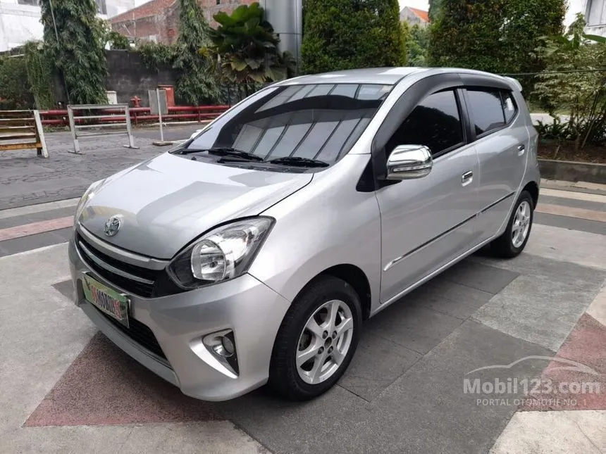 Jual Mobil Toyota Agya 2014 G 1.0 di Jawa Timur Automatic Hatchback Silver Rp 100.000.000