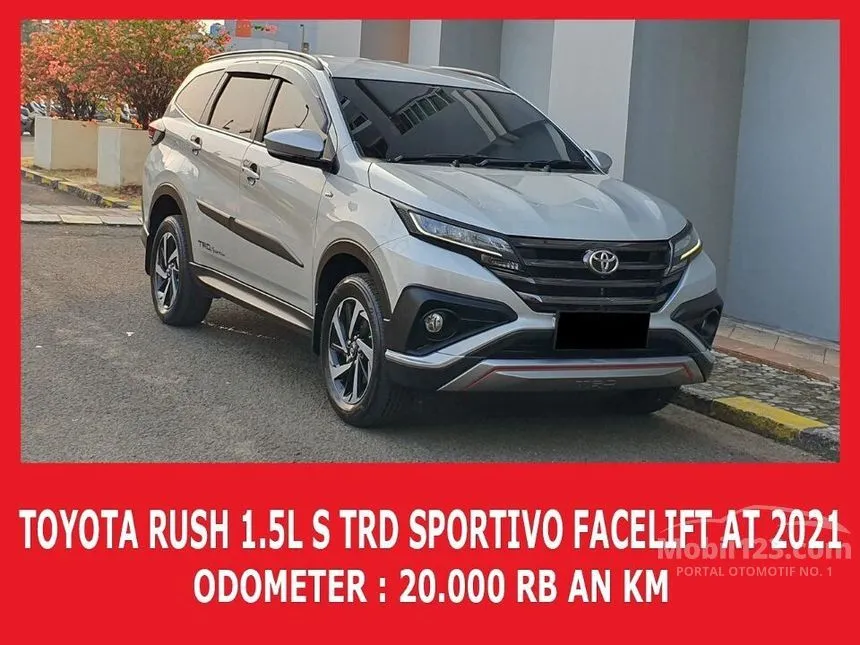 Jual Mobil Toyota Rush 2021 S GR Sport 1.5 di DKI Jakarta Automatic SUV Silver Rp 216.000.000