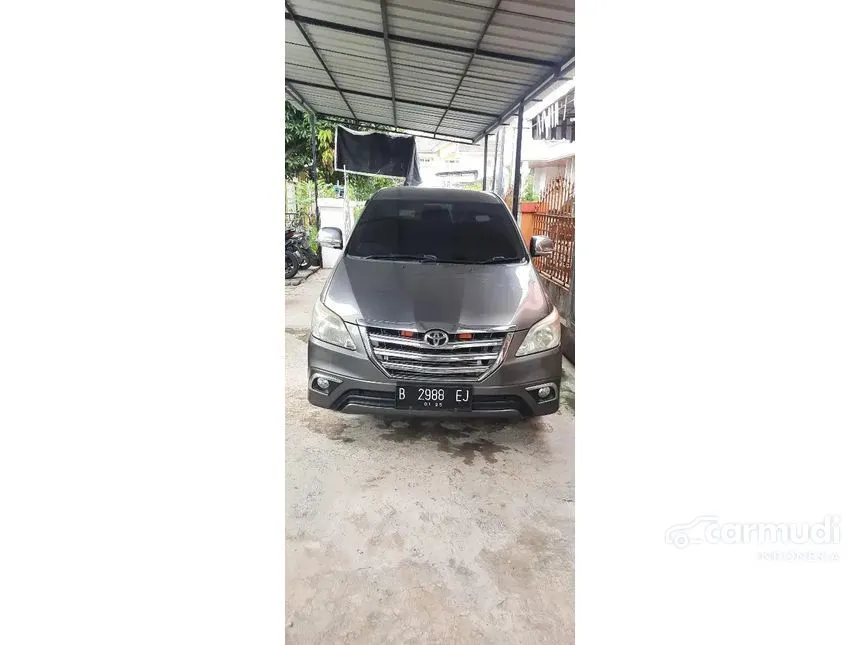 Jual Mobil Toyota Kijang Innova 2014 G 2.5 di Lampung Automatic MPV Abu