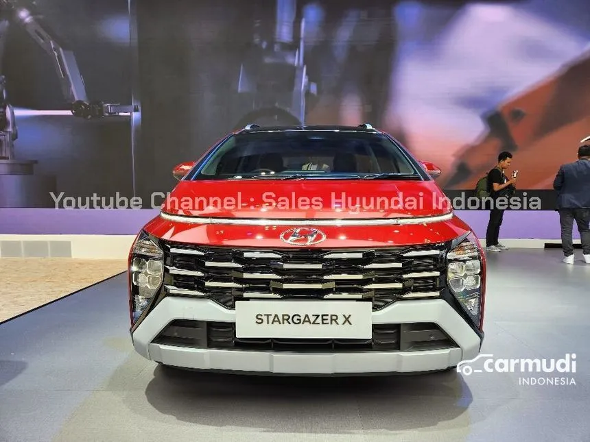 Jual Mobil Hyundai Stargazer X 2024 Prime 1.5 di Banten Automatic Wagon Merah Rp 250.000.000