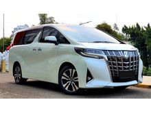 2018 Toyota Alphard 2.5 G Van Wagon - White On Beige - Tangan Pertama - TERAWAT APIK RECORD - LOW KM 6RIBUAN ASLI ANTIK - READY TO USE