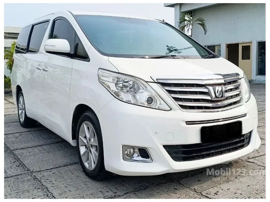 Jual Mobil Toyota Alphard 2012 G 2.4 di DKI Jakarta Automatic MPV Putih Rp 318.000.000