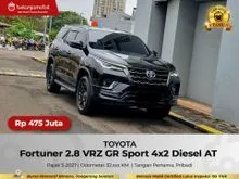 2024 Toyota Fortuner 2.8 GR Sport 4X2 SUV VRZ Diesel 2024/2025 [ GARANSI 5TH ]