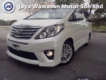2013 TOYOTA ALPHARD 2.4 EXTRAORDINARY OFFER S SPEC UNREG