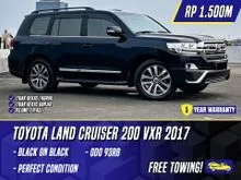 2017 Toyota Land Cruiser 4.5 200 VX-R SUV Black Hitam LC LC200 200VXR VXR