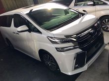 2016 Toyota Vellfire 2.5 ZG SunRooF Pre-Crush UNREG