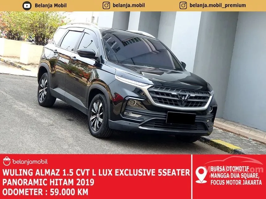 Jual Mobil Wuling Almaz 2019 Exclusive 5 Seater 1.5 di DKI Jakarta Automatic SUV Abu