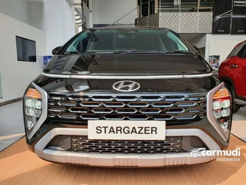 Jual Mobil Hyundai Stargazer 2024 Prime 1.5 di Jawa Barat Automatic Wagon Hitam Rp 387.000.000