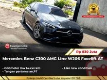 2023 Mercedes-Benz C300 2.0 AMG Line Sedan W206 AT Hitam NIK 2023  [ LOW KM 14RB ]