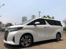 ALPHARD 2.5 G ATPM 2018 2019 WHITE ON BEIGE