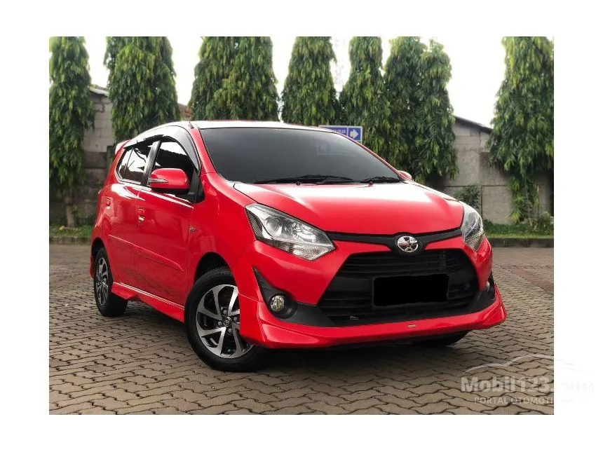Jual Mobil Toyota Agya 2018 TRD 1.2 di Banten Manual Hatchback Merah Rp 120.000.000