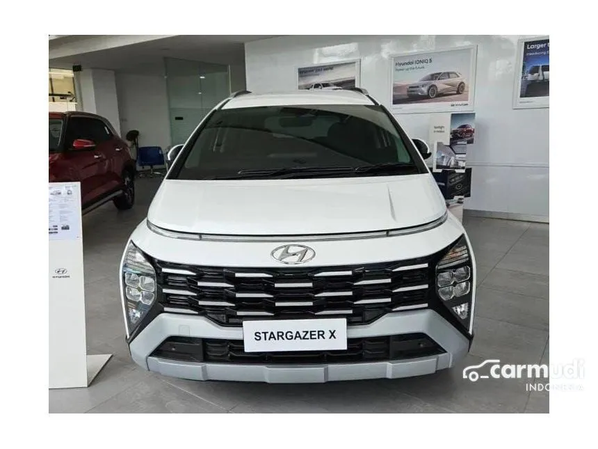 Jual Mobil Hyundai Stargazer X 2024 Prime 1.5 di Banten Automatic Wagon Putih Rp 316.400.000