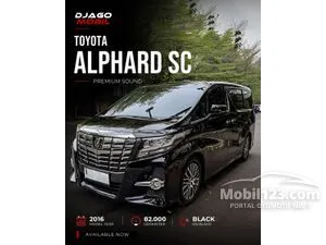 2016 Toyota Alphard 2.5 GSC Package MPV