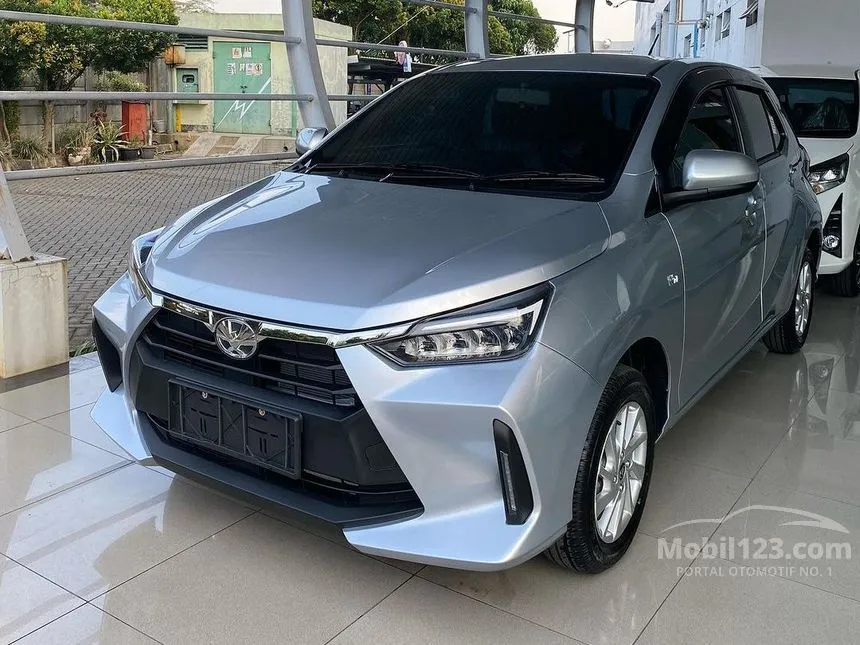 Jual Mobil Toyota Agya 2024 G 1.2 di Banten Manual Hatchback Silver Rp 160.400.000
