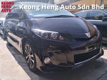 2014 Toyota Estima 2.4 Aeras BLACK EDITION 2 POWER DOOR 7 SEATER BI XENON HEADLAMPS NEW FACELIFT NFL MODEL 18 RIM BLUETOOTH DVD PLAYER REVERSE CAMERA