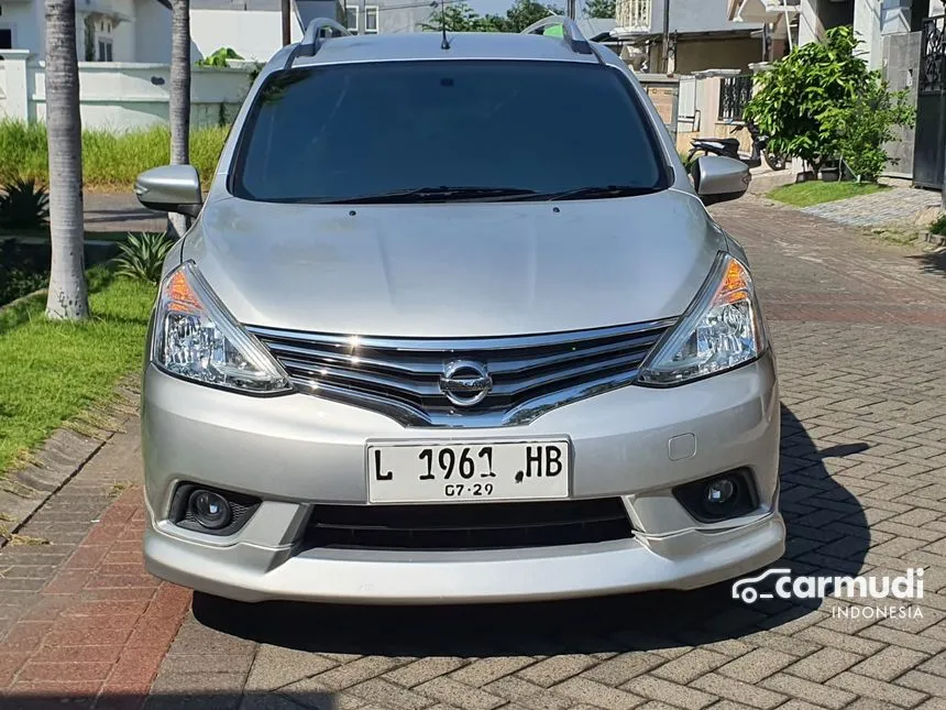 Jual Mobil Nissan Grand Livina 2014 Highway Star 1.5 di Jawa Timur Automatic MPV Silver Rp 128.000.000