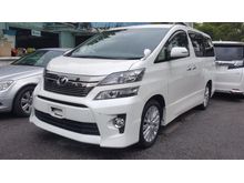 2014 Toyota Vellfire 2.4 Z Edition --7 seater--2 power door--