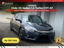 2016 Honda Civic 1.5 ES Sedan Turbo CVT AT 2016/2017 [ GARANSI 5TH ]