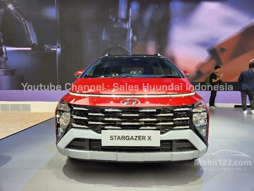 Jual Mobil Hyundai Stargazer X 2023 Style 1.5 di Banten Automatic Wagon Merah Rp 285.600.000