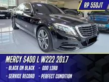 2016 Mercedes-Benz S400L 3.0 Exclusive Sedan W222 Black Hitam Mercy S400 L S 400L 400