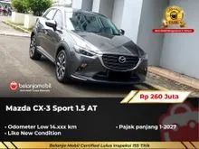 2023 Mazda CX-3 1.5 Sport SUV AT Abu Pemakaian 2025 NIK 2023 [ GARANSI 5TH ]