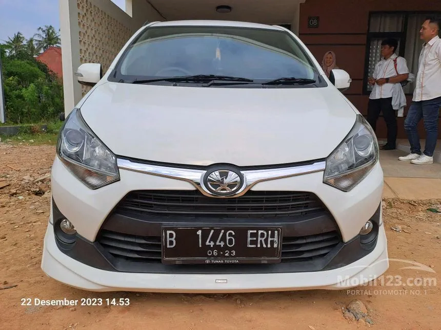 Jual Mobil Toyota Agya 2018 G 1.2 di Jawa Barat Manual Hatchback Putih Rp 109.000.000