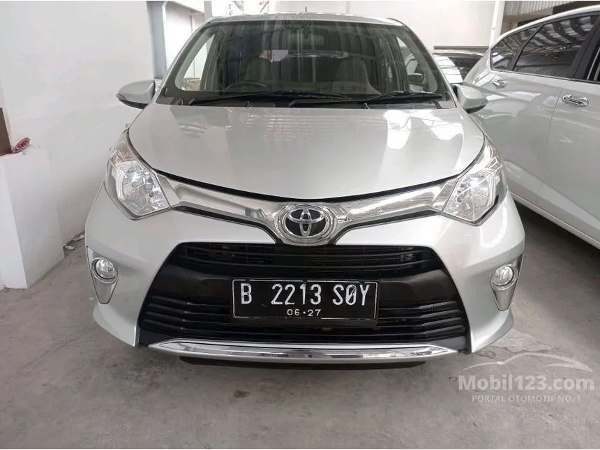 Jual Mobil Toyota Calya 2017 G 1.2 di Banten Automatic MPV Silver Rp 115.000.000