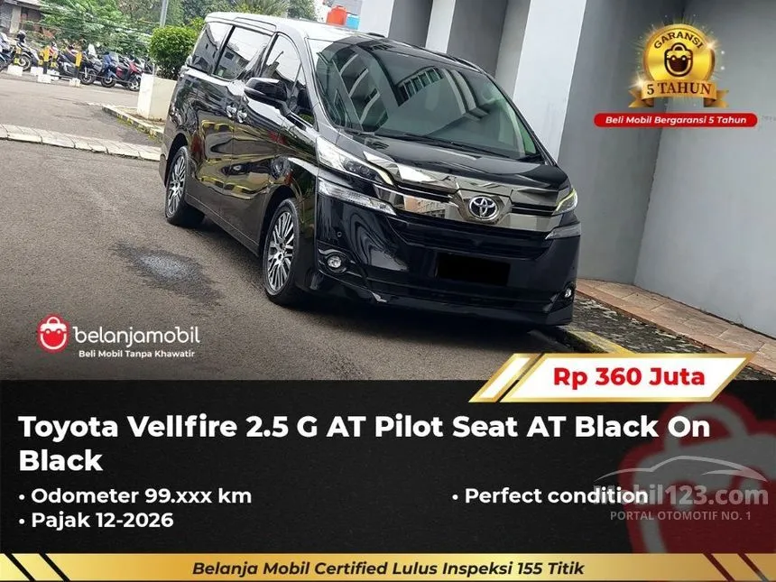 2016 Toyota Vellfire G MPV
