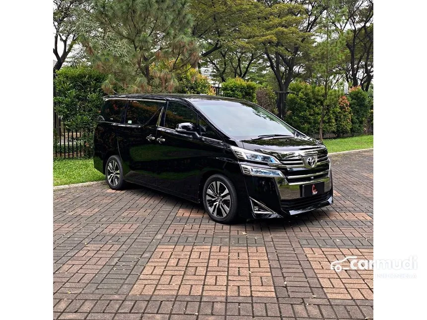 Jual Mobil Toyota Vellfire 2018 NEW G 2.5 di Banten Automatic MPV Hitam Rp 699.000.000