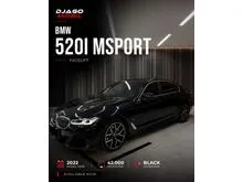 2022 BMW 520i 2.0 M Sport Sedan Black on Brown Hitam 520i MSport Facelift