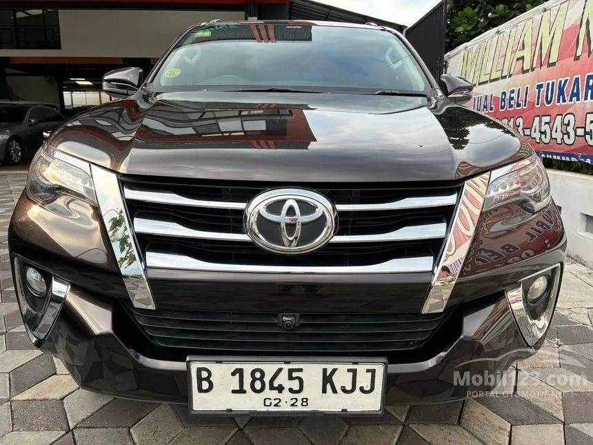 Jual Mobil Toyota Fortuner 2017 VRZ 2.4 di Jawa Barat Automatic SUV Coklat Rp 360.000.000