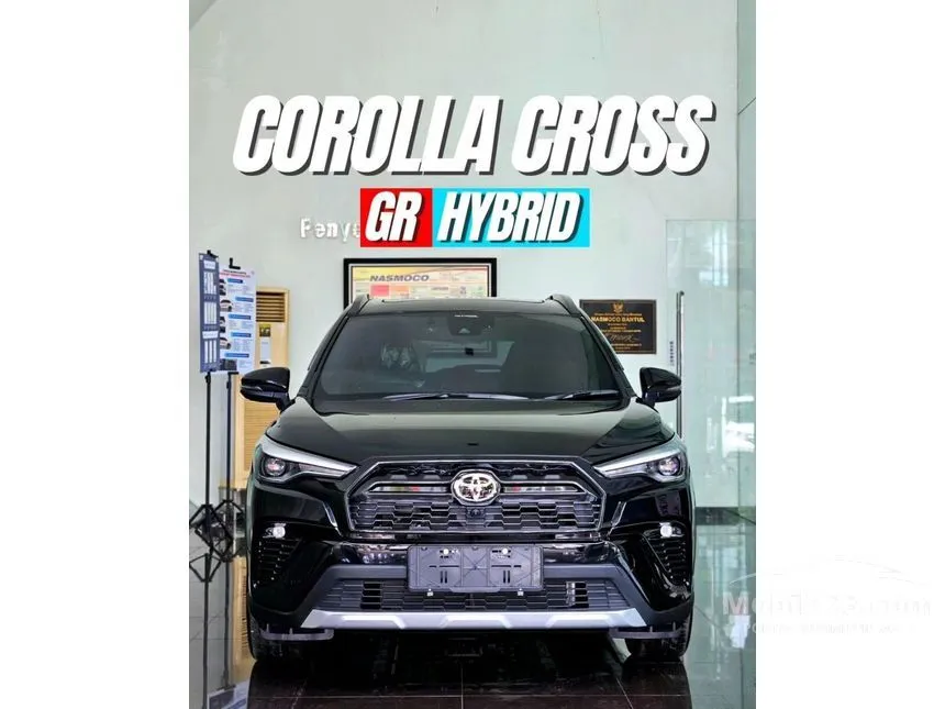 Jual Mobil Toyota Corolla Cross 2024 Hybrid GR Sport 1.8 di Banten Automatic Wagon Hitam Rp 589.400.000