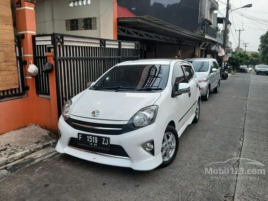 Jual Mobil Toyota Agya 2015 TRD Sportivo 1.0 di Jawa Barat Automatic Hatchback Putih Rp 102.000.000