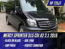 2016 Mercedes-Benz SPRINTER 2.1 315 CDI A2 Van Diesel Black Hitam Mercy