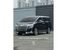 2018 Toyota Alphard 2.5 G MPV