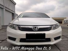 2013 Honda Civic 1.8 Automatic Sedan, Antik Km 60ribuan, Tangan 1, Perorangan, Pajak Panjang,