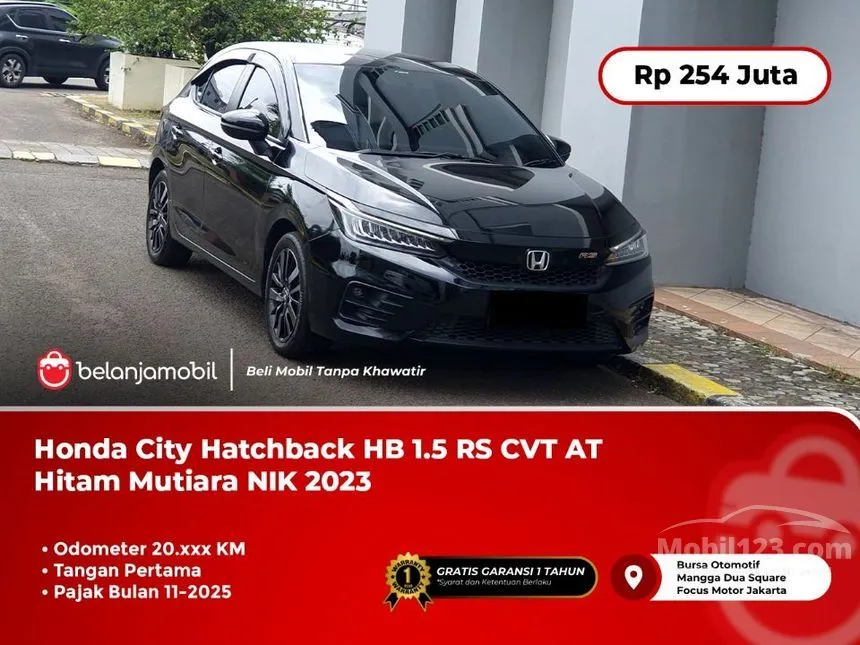 Jual Mobil Honda City 2023 RS 1.5 di DKI Jakarta Automatic Hatchback Hitam Rp 254.000.000