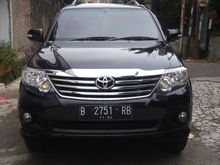 (TDP 49 jt/ 4,9 jt X 47) 2012 Toyota Fortuner 2.7 G Lux Bensin