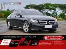 2018 Mercedes-Benz E250 2.0 Avantgarde CKD Sedan Obsidian W213 Black Metallic Odo 37 Rb (ANTIK) HARGA TERENDAH