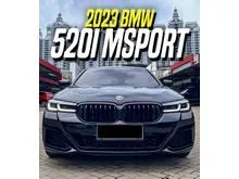 2023 BMW 520i 2.0 M Sport Sedan Black on Brown G30 LCI Facelift Msport Hitam